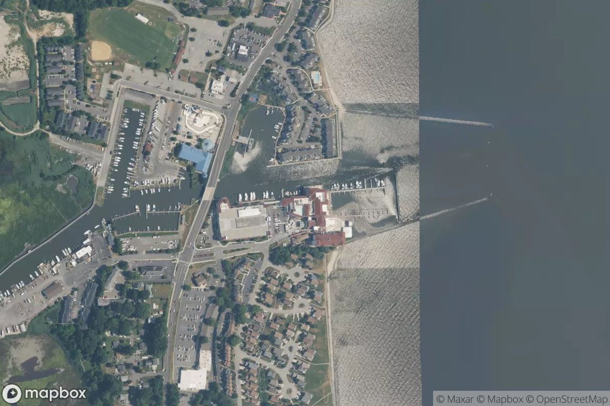 Satellite view of Rod 'n Reel Marina
