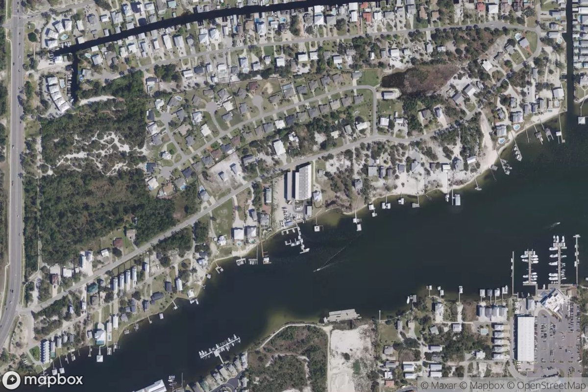 Satellite view of Romar Marina