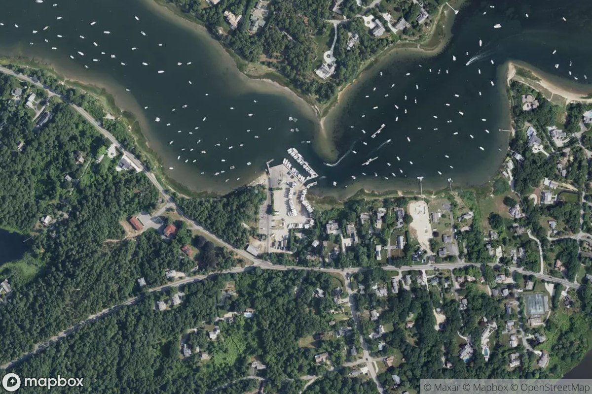 Satellite view of Ryder's Cove Boat Yard