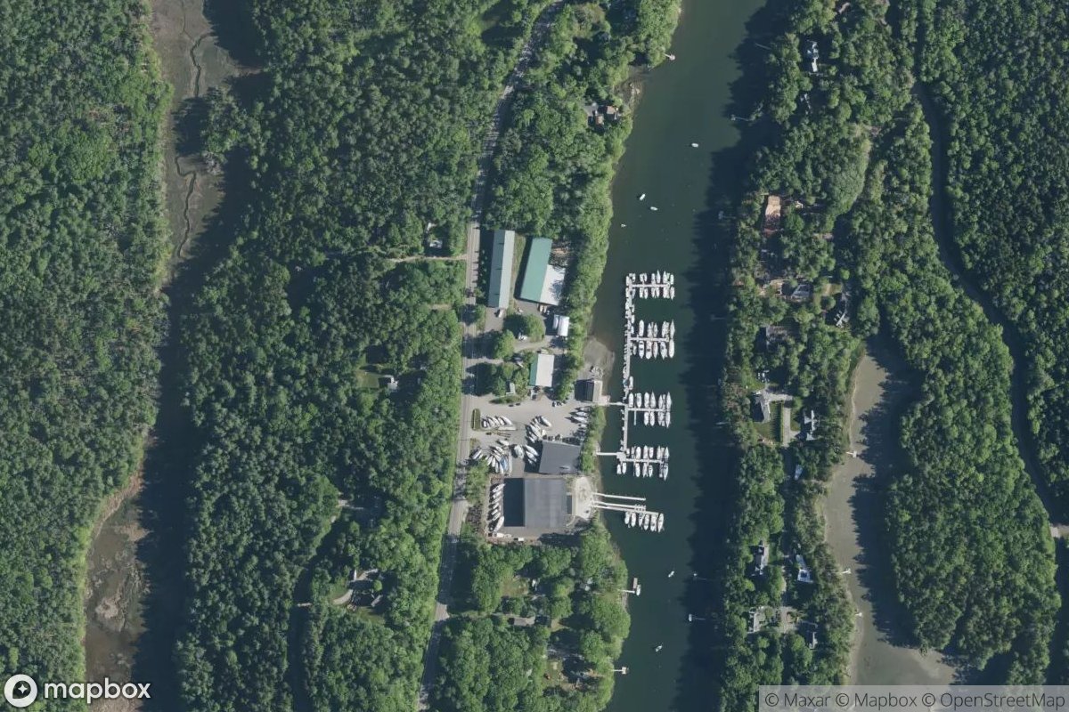 Satellite view of Safe Harbor Great Island