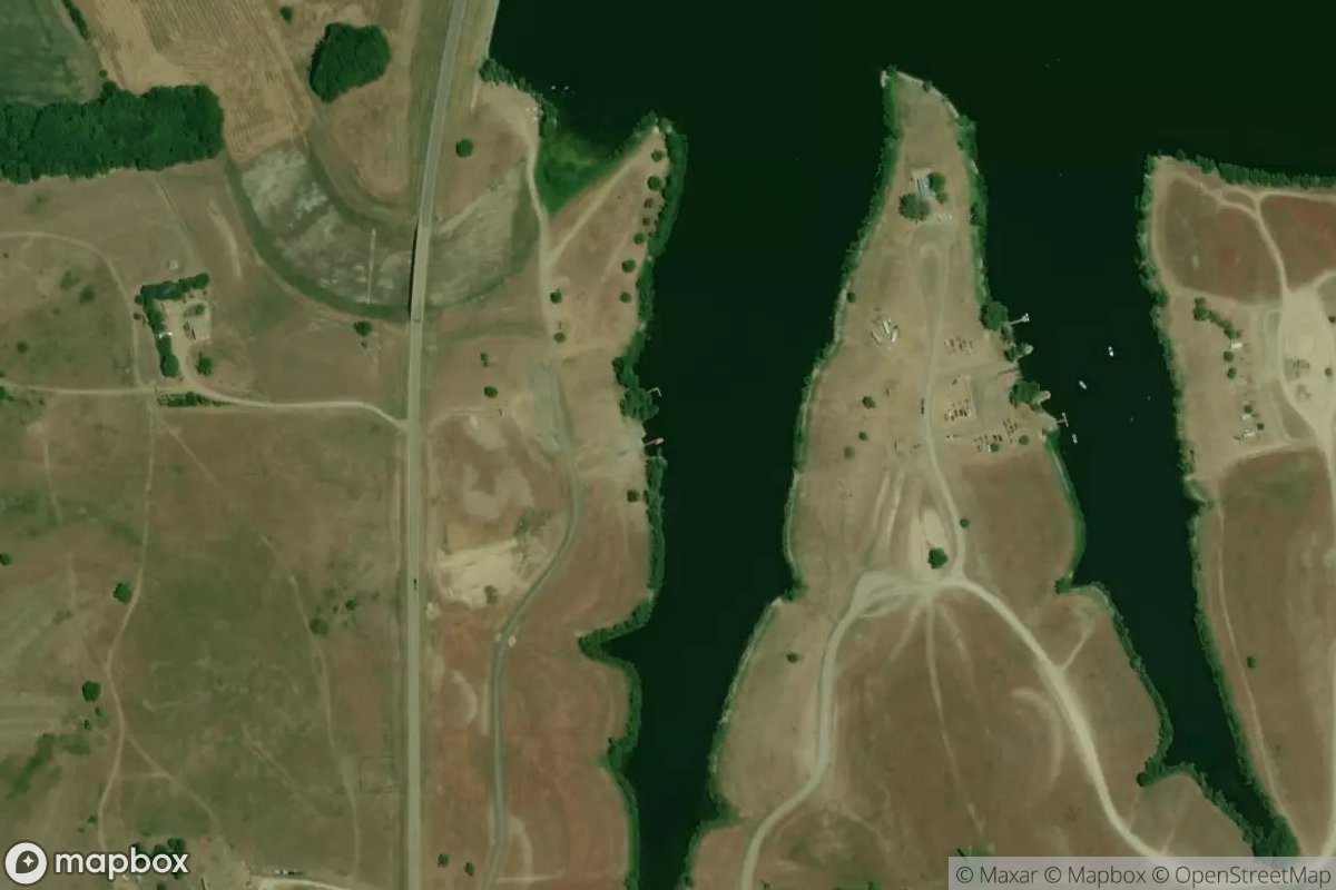 Satellite view of Sailboats