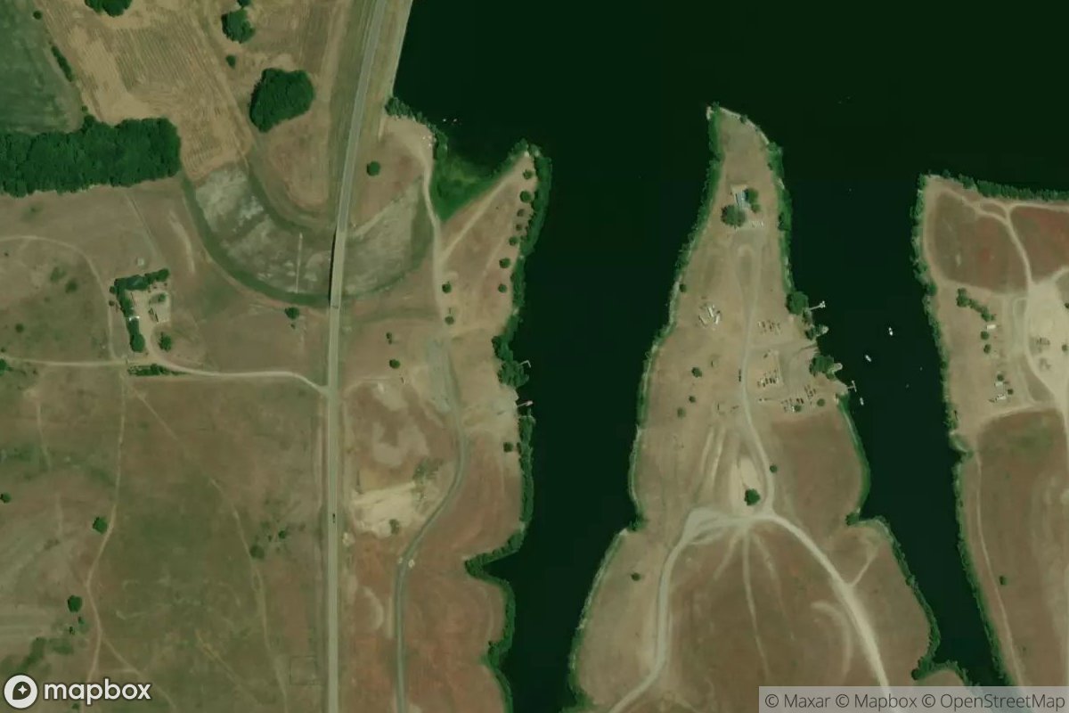 Satellite view of Sailboats