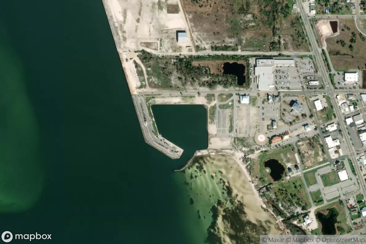 Satellite view of Saint Joe Marina