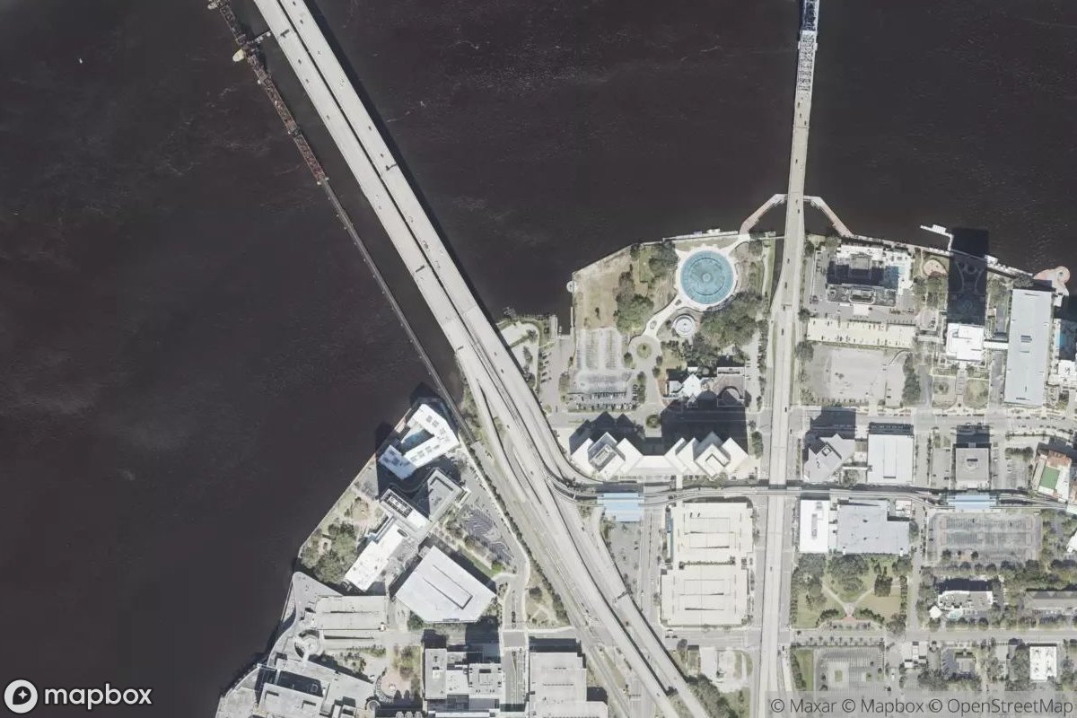 Satellite view of Saint Johns Marina