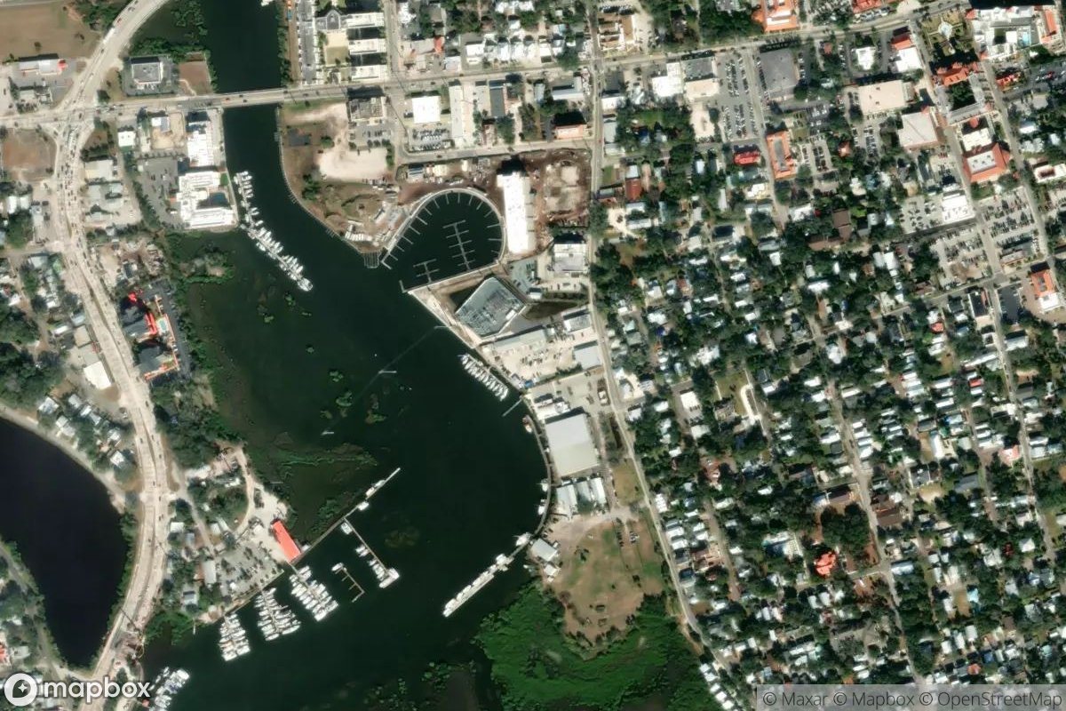 Satellite view of San Sebastian Marina