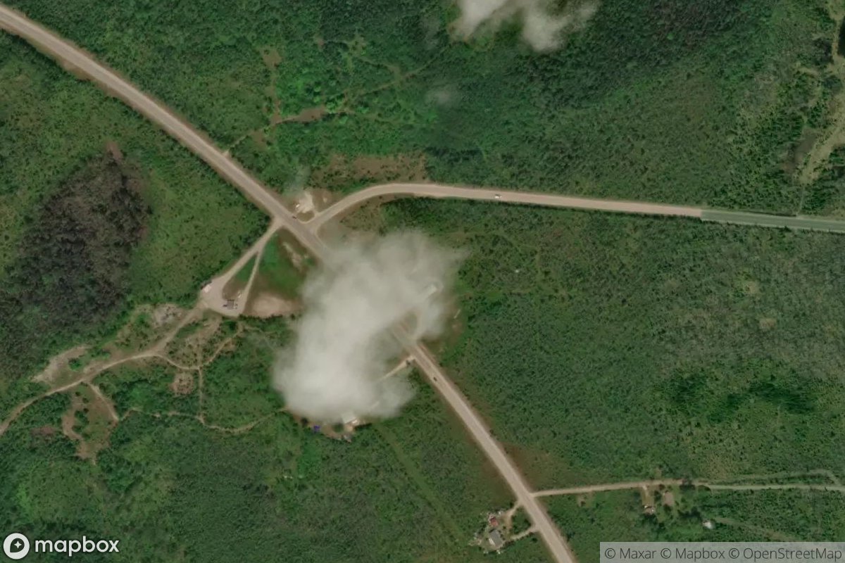 Satellite view of Sand Bay Marina