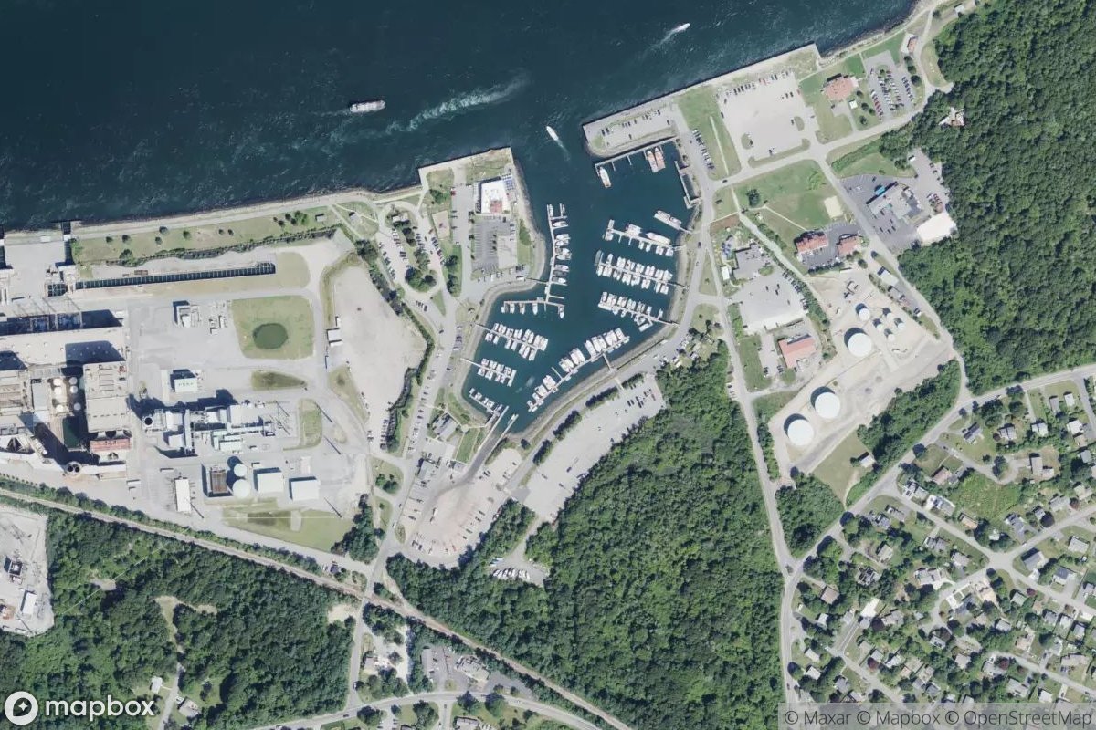 Satellite view of Sandwich Marina