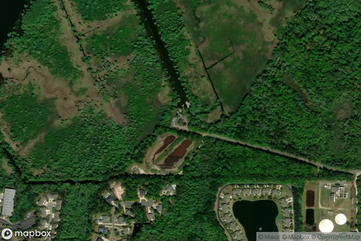 Satellite view of Sandy Island Marina