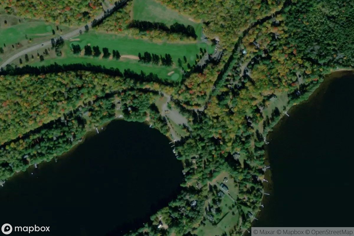 Satellite view of Saranac Lake Boat Launch