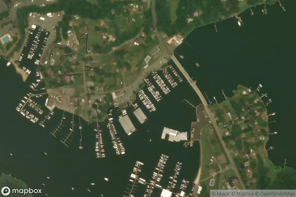 Satellite view of Sassafras Harbor Marina