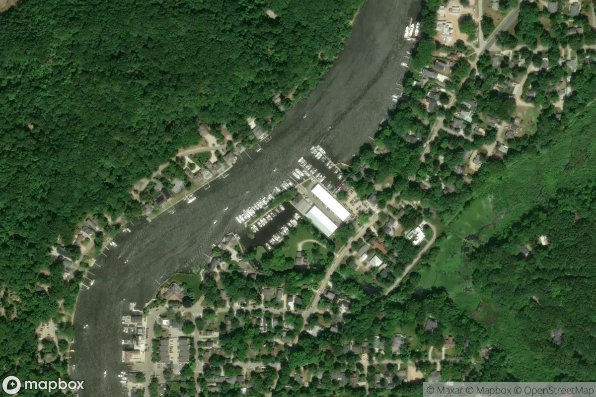 Satellite view of Saugatuck Yacht Service