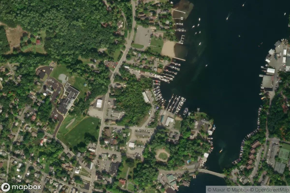 Satellite view of Sawmill Bay Marina