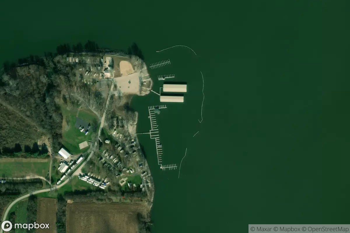 Satellite view of Scales Pointe Marina