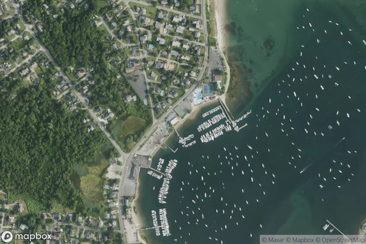Satellite view of Scituate Boat Club