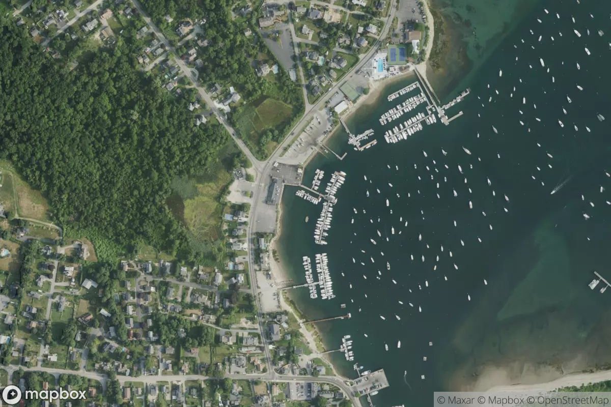 Satellite view of Scituate Harbor Marina