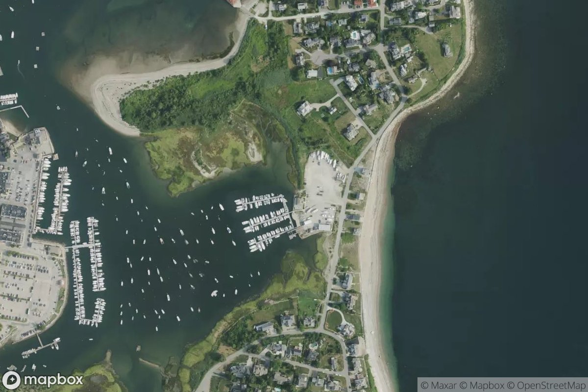 Satellite view of Scituate Marine Park Marina