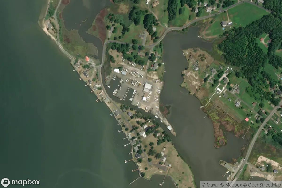 Satellite view of Scott's Cove Marina