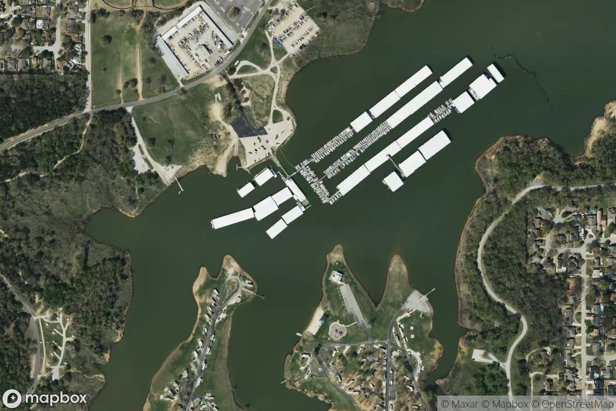 Satellite view of Scott's Landing Marina