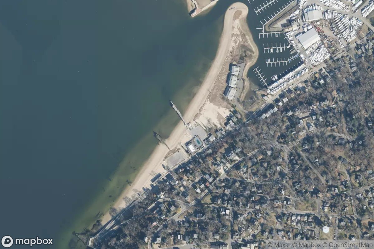 Satellite view of Sea Cliff Yacht Club