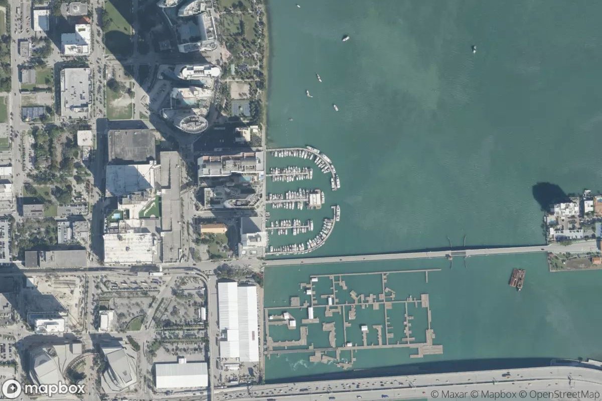 Satellite view of Sea Isle Marina