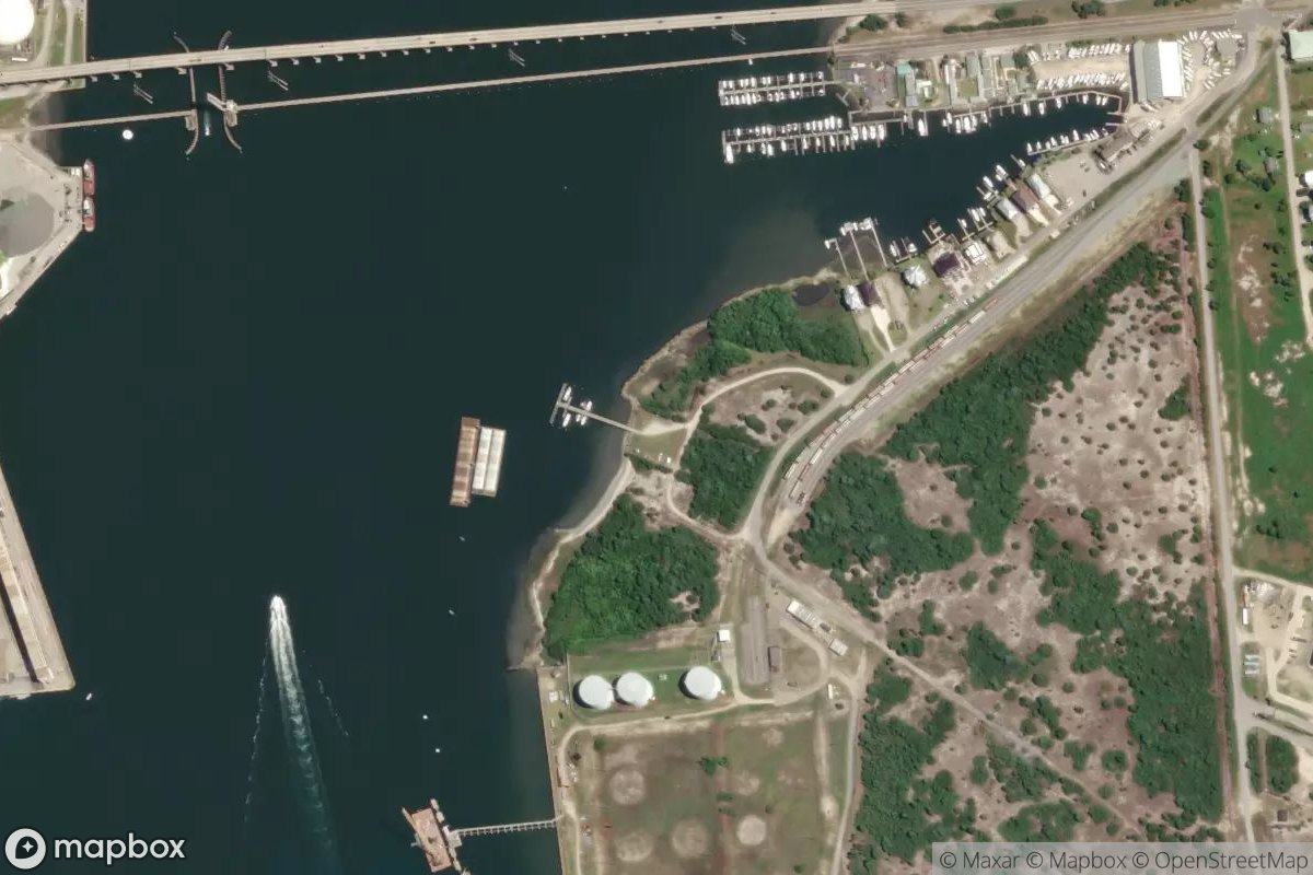 Satellite view of Sea Spray