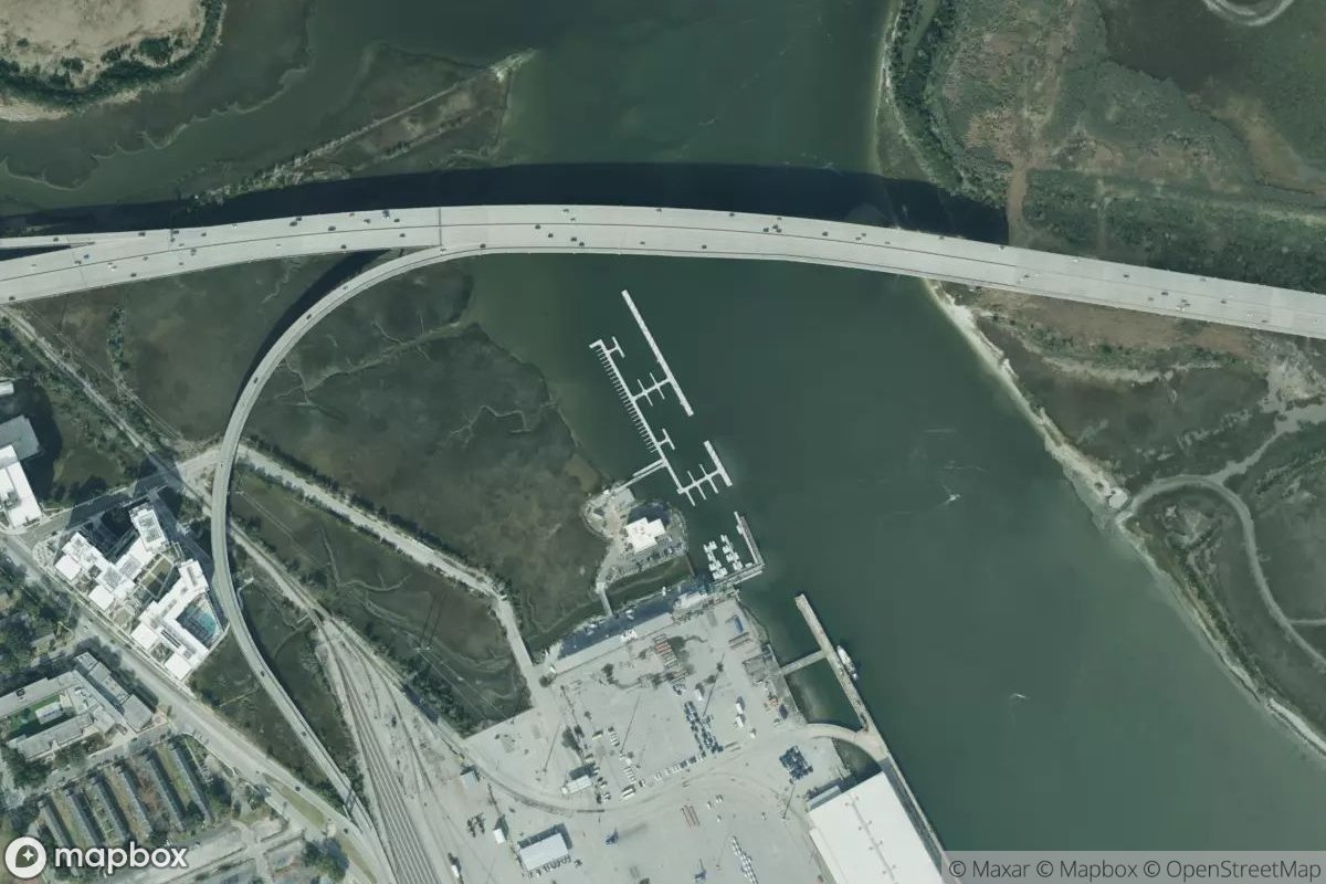 Satellite view of Seabreeze Marina