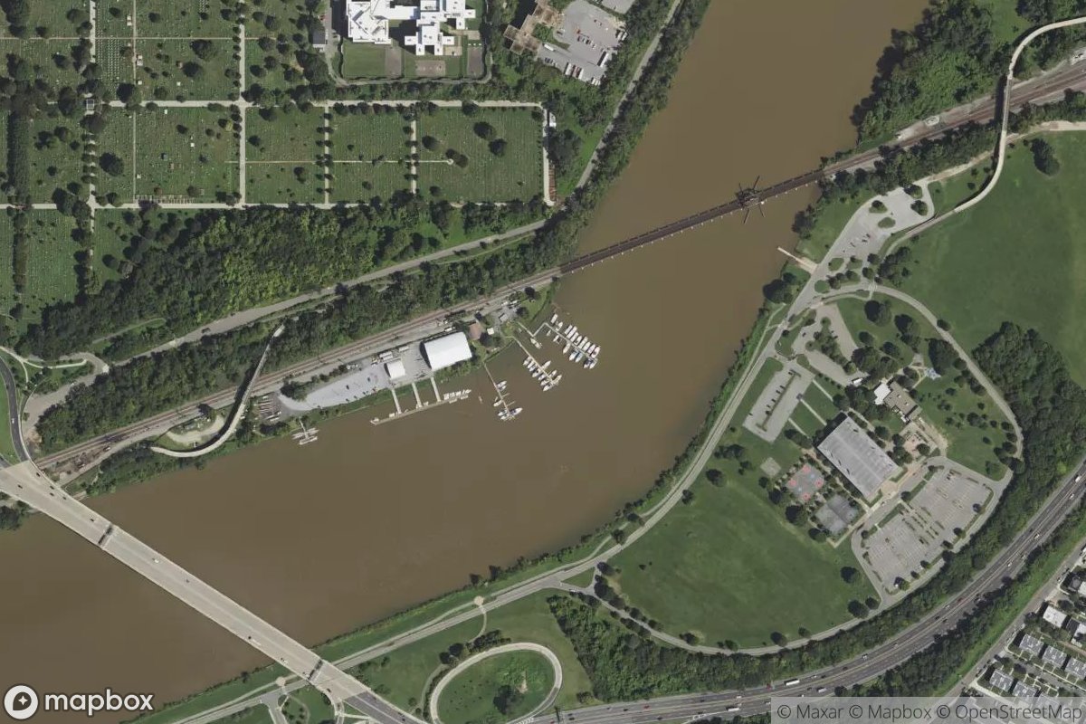 Satellite view of Seafarer's Yacht Club