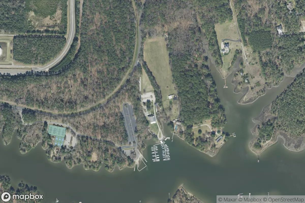 Satellite view of Seaford Yacht Club
