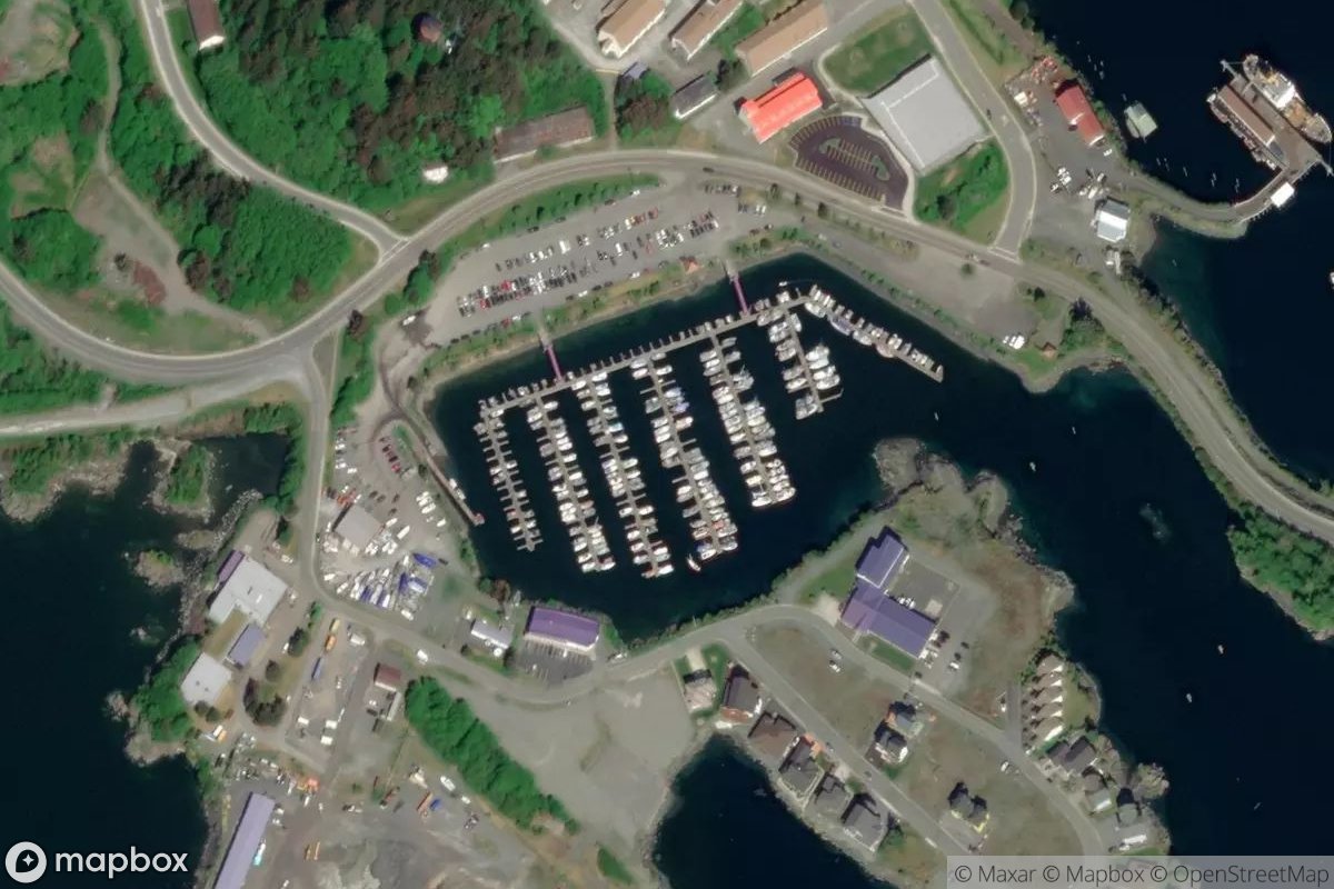 Satellite view of Sealing Cove Harbor