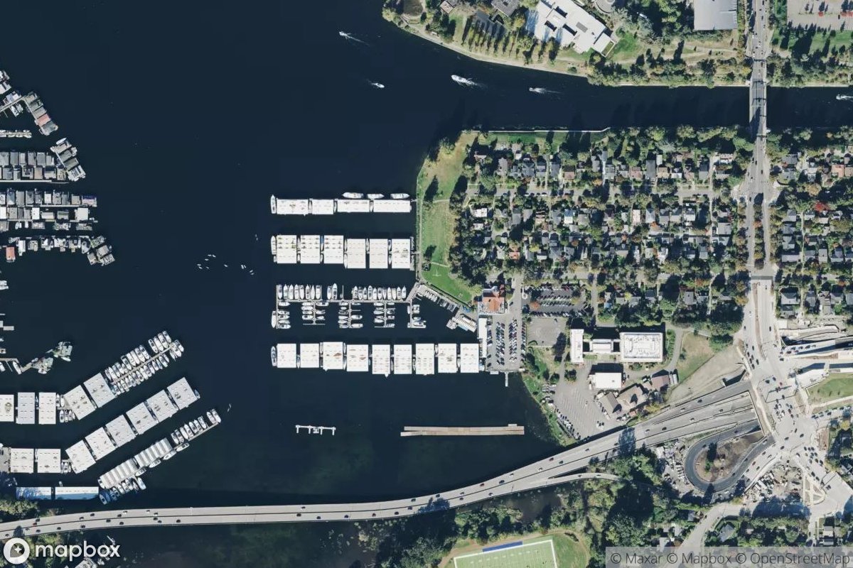 Satellite view of Seattle Yacht Club