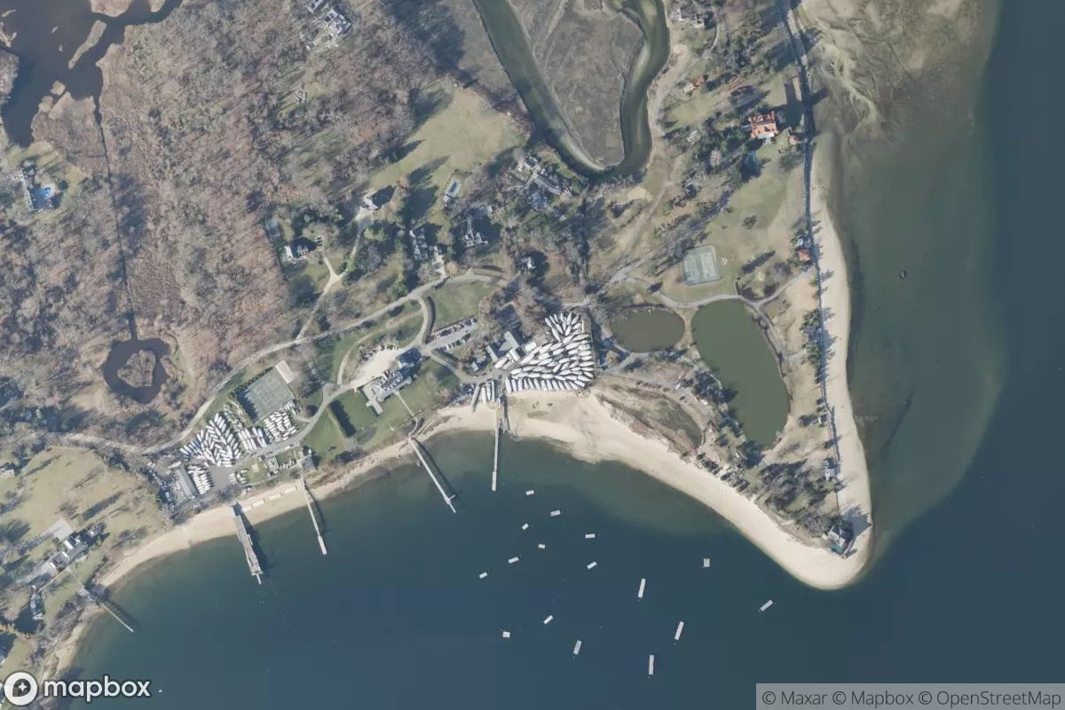 Satellite view of Seawanhaka Corinthian Yacht Club