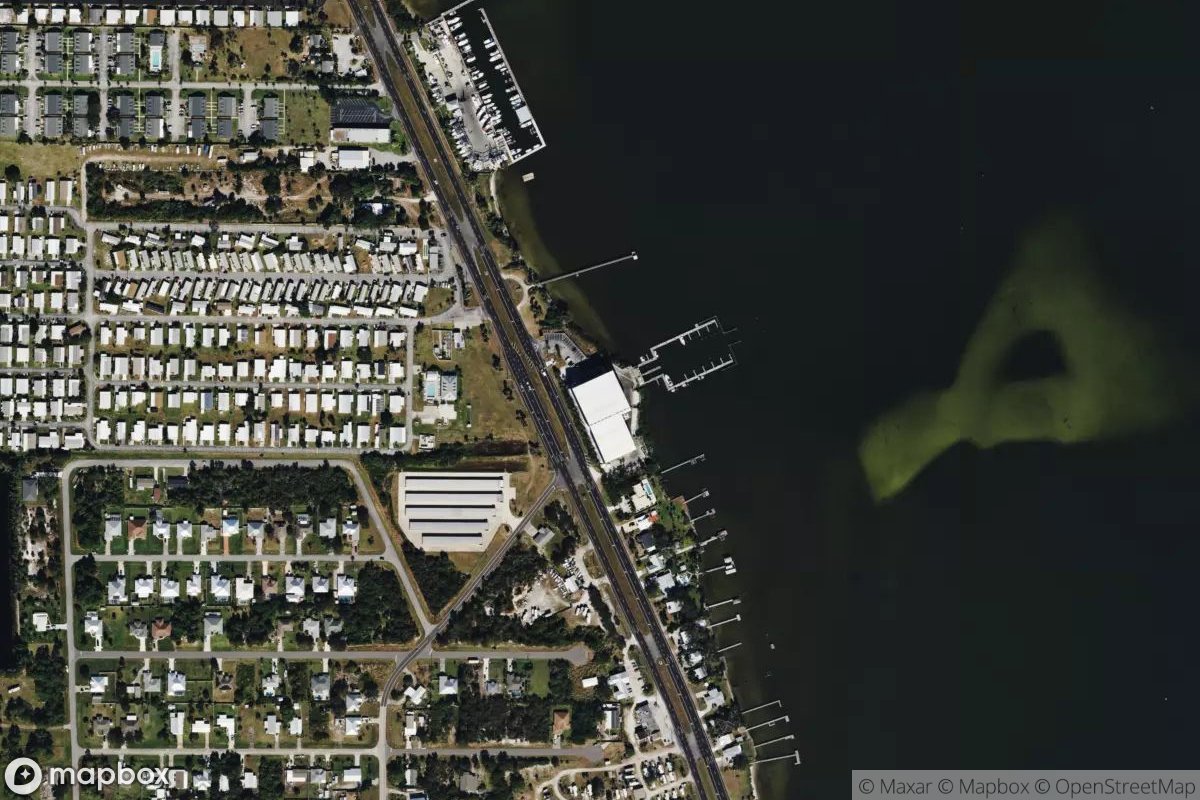 Satellite view of Sebastian Inlet Marina