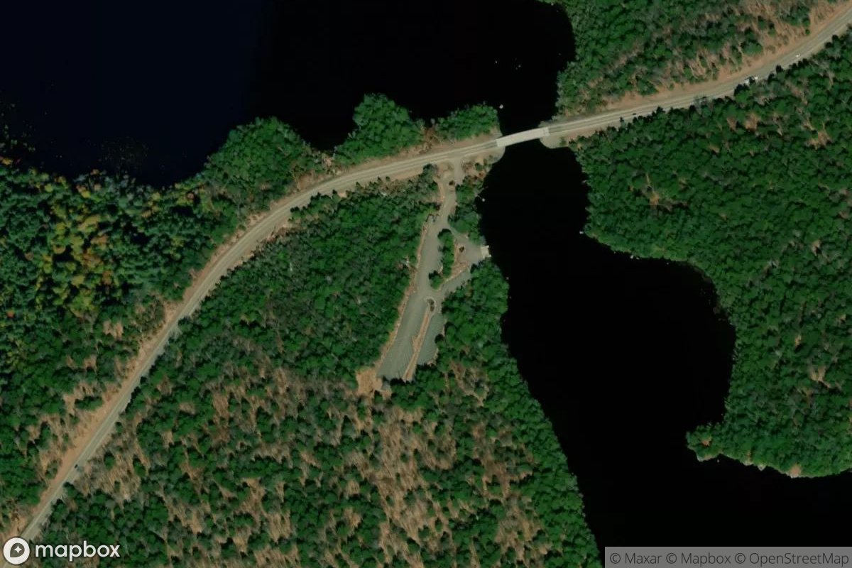 Satellite view of Second Pond Boat Launch