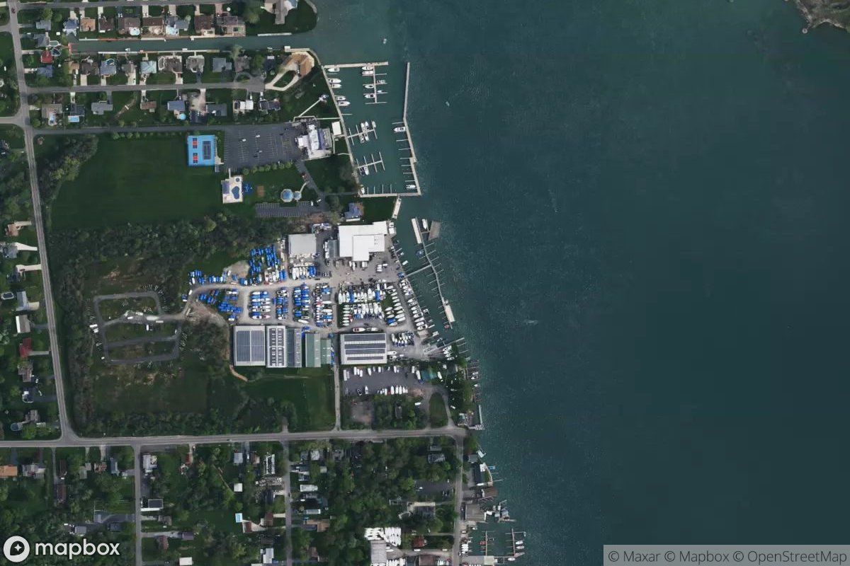 Satellite view of Secondary Dock