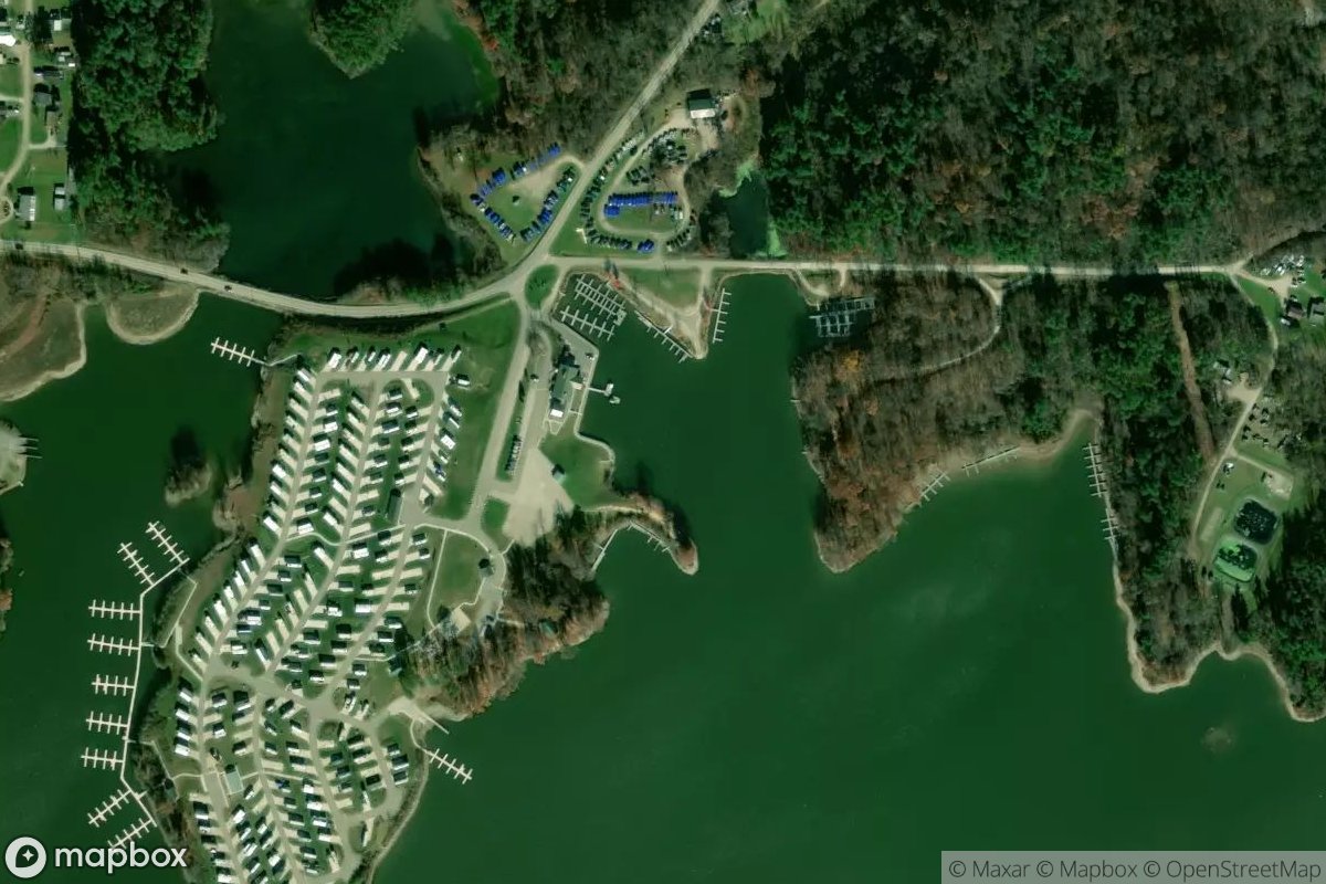 Satellite view of Seneca Lake Marina