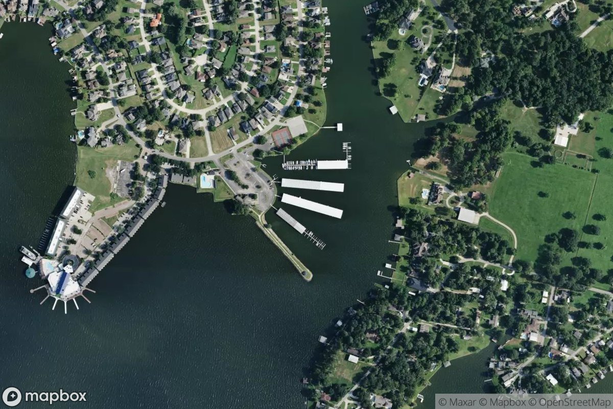 Satellite view of Seven Coves Marina