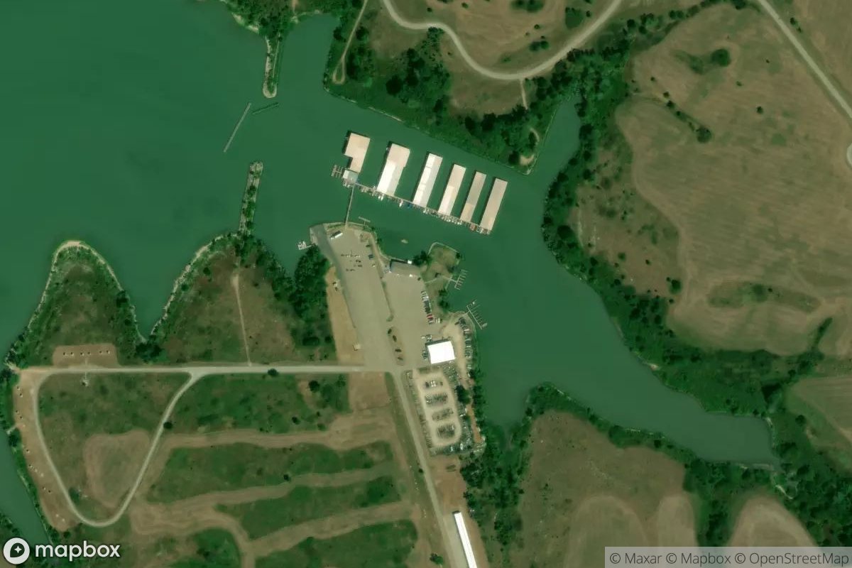 Satellite view of Shady Creek Marina