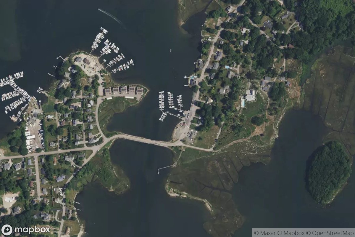 Satellite view of Shaffer's Marina