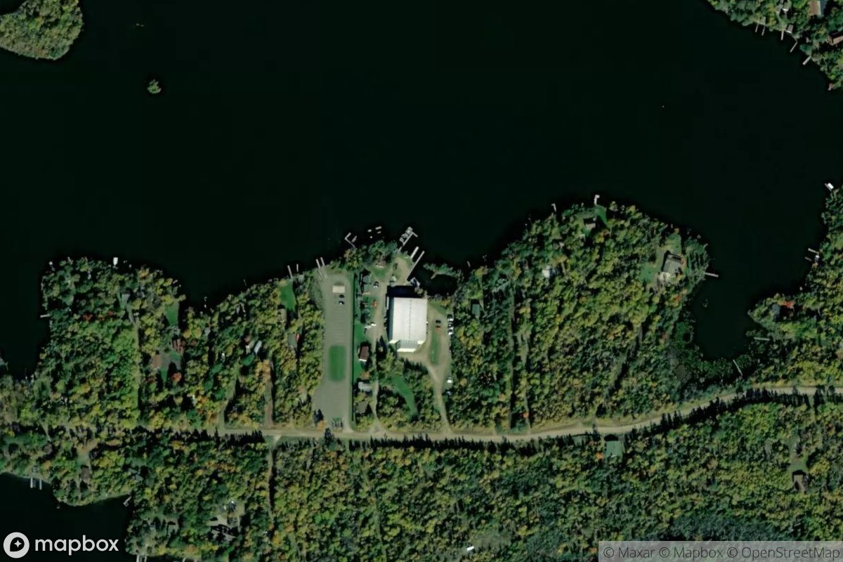 Satellite view of Shamrock Marina