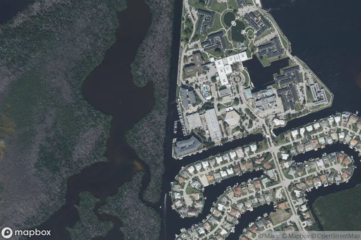 Satellite view of Shell Point Marina
