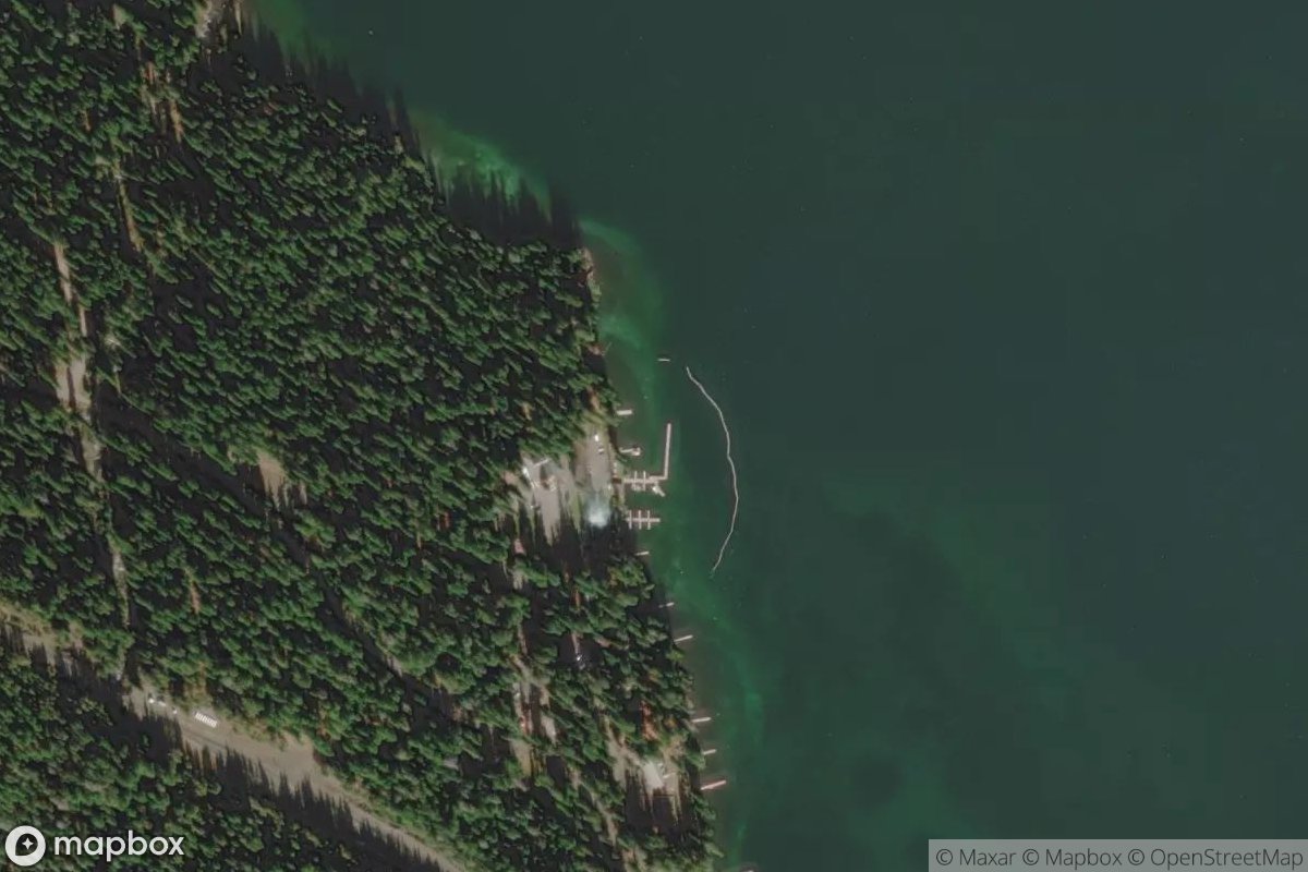 Satellite view of Shelter Cove Marina