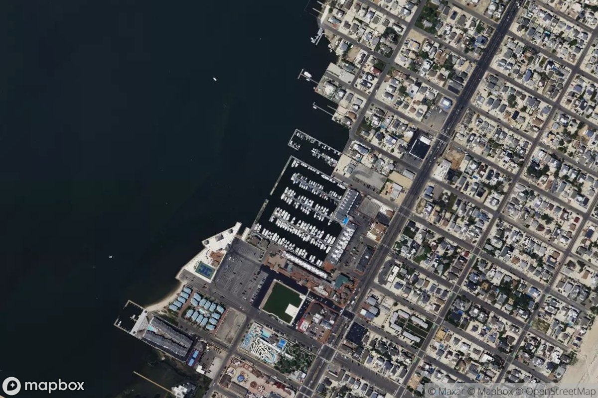 Satellite view of Shelter Harbor Marina