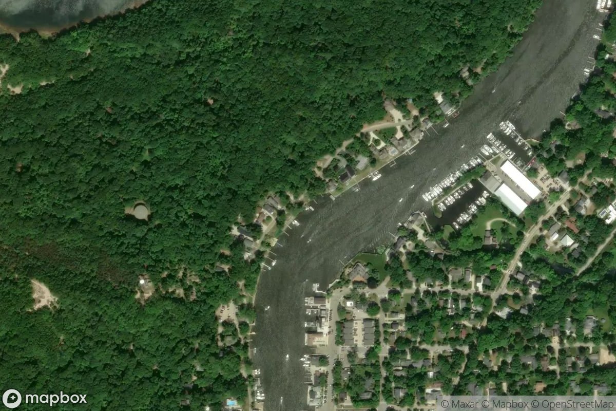 Satellite view of Shore Harbor Marina