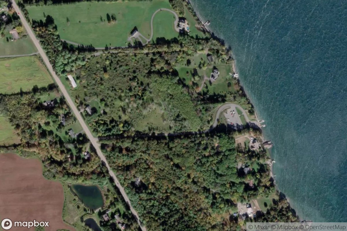 Satellite view of Skaneateles Lake Boat Launch