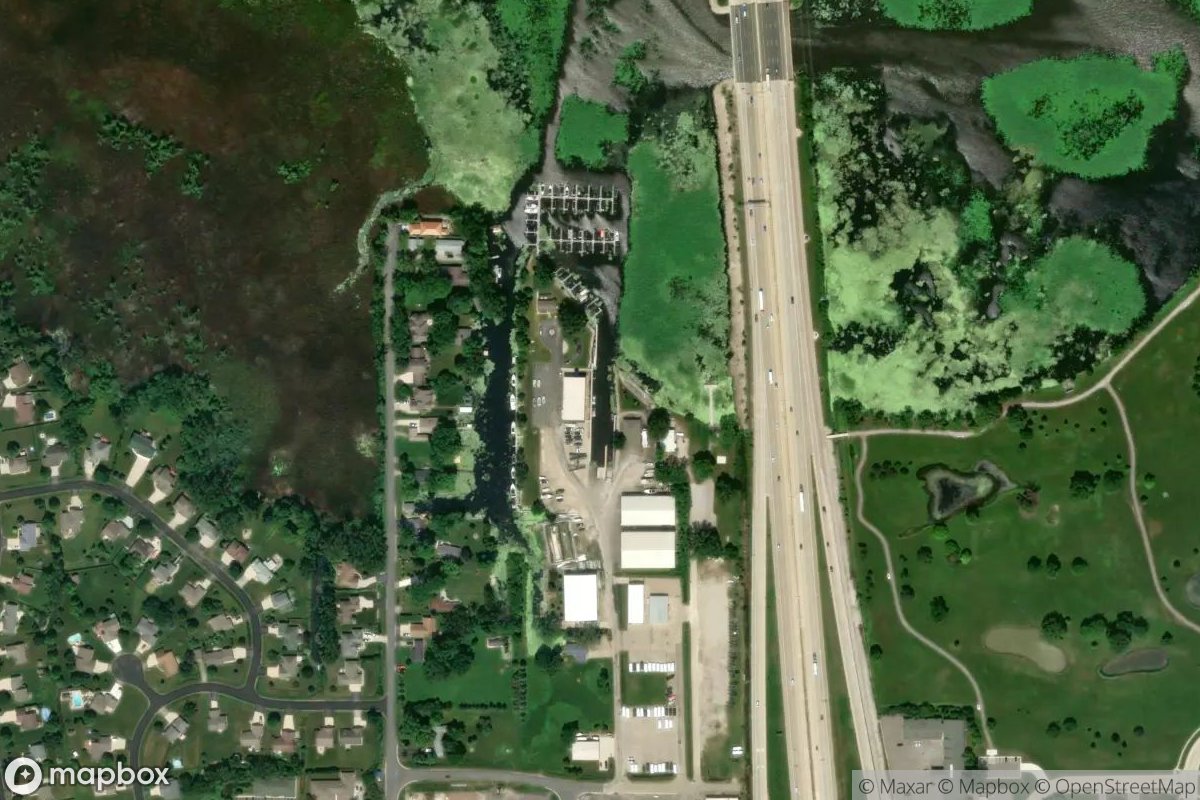 Satellite view of SkipperBud's Boating Supercenter