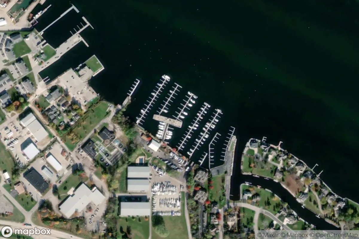 Satellite view of SkipperBud's Marina