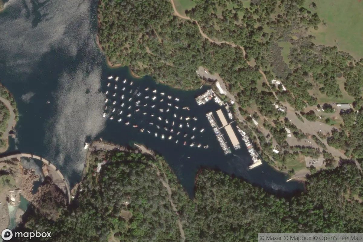 Satellite view of Skippers Cove Marina