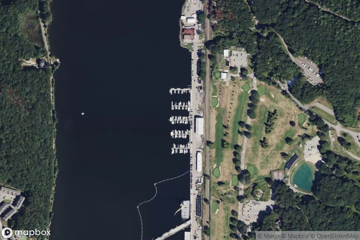 Satellite view of Small Boat Marina