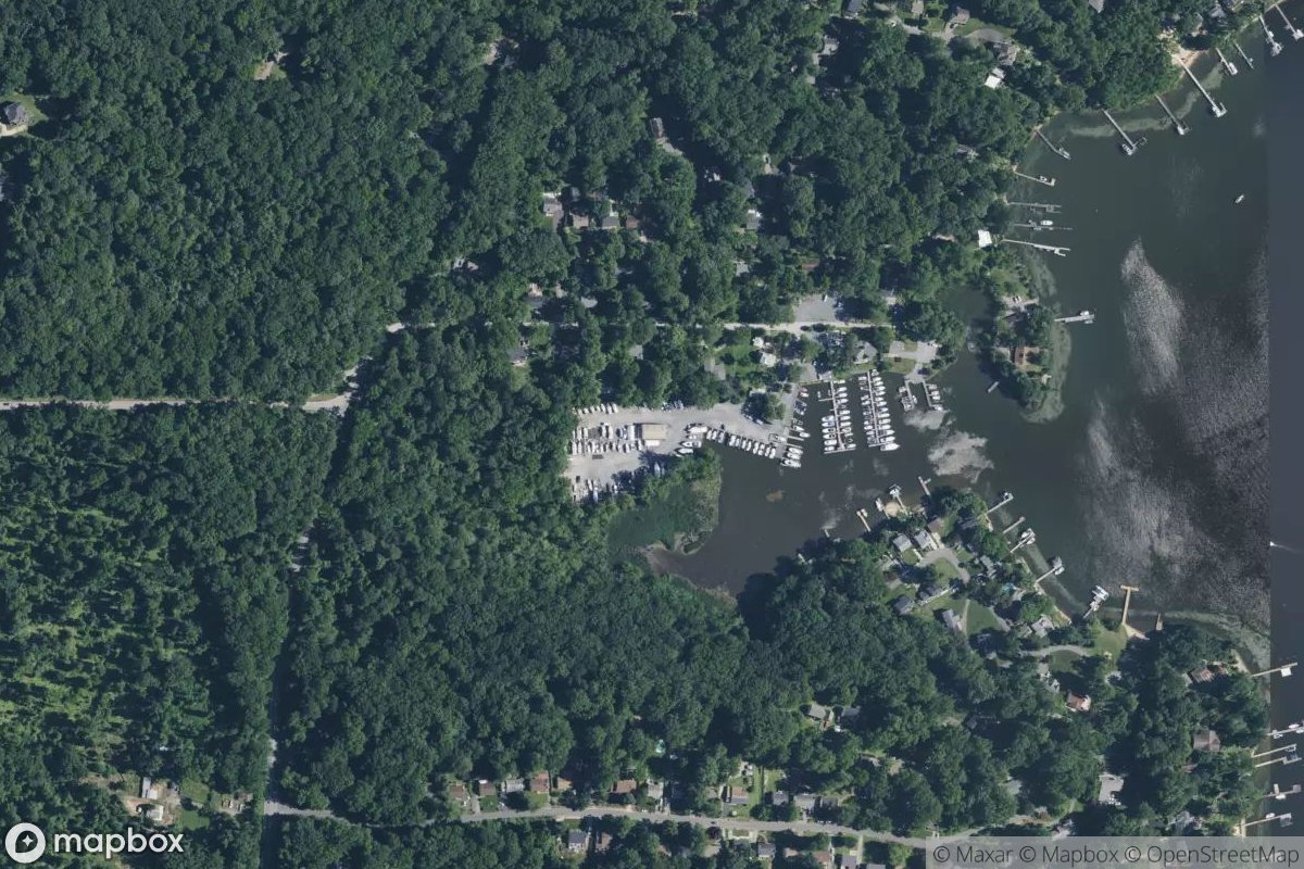 Satellite view of Smith's Marina