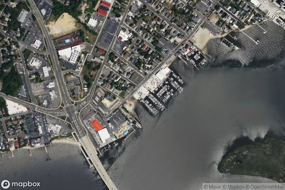 Satellite view of Smith's Marina